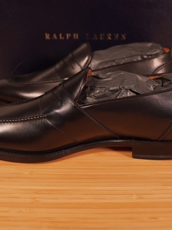 Ralph Lauren Purple Label Meegan Penny Loafer Black Size 11 D main image 10